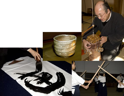 Collage of Japanese Traditional activities